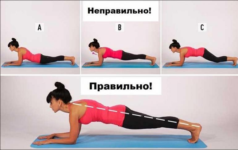 Plank exercise: maximum benefit