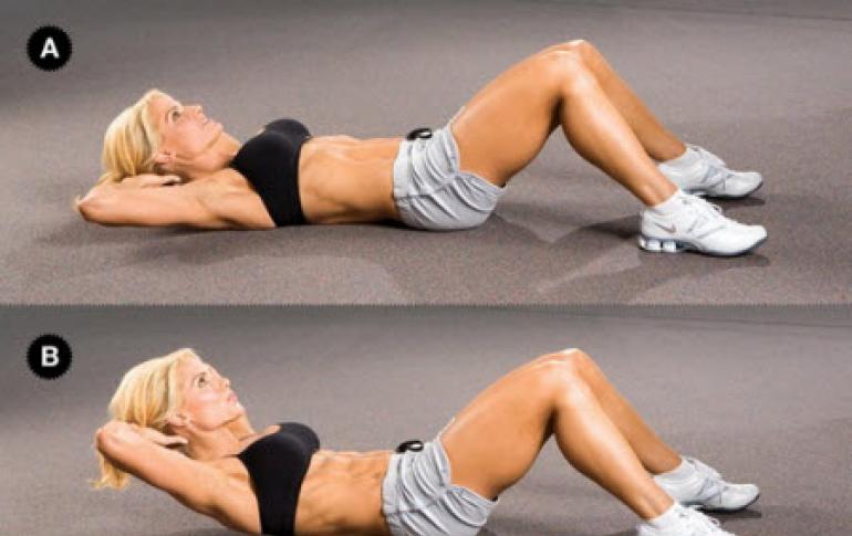 How to pump up the upper abs at home for a girl and a man How to pump up the upper abdomen